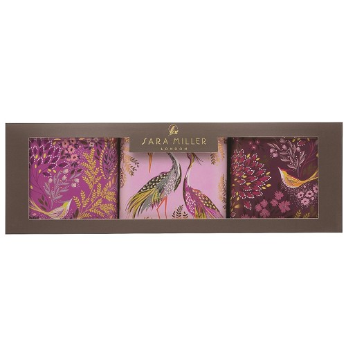 Set of 3 Square Caddies - Sara Miller Haveli